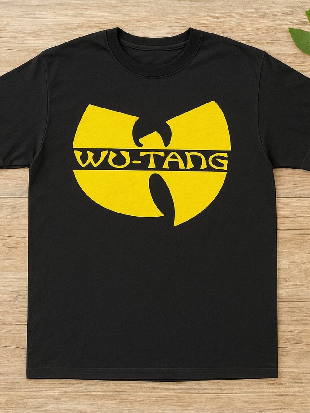 Wu-Tang Clan Graphic Tee | Black & Yellow Hip Hop T-Shirt | 90s Rap